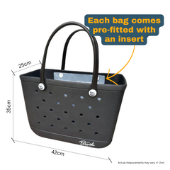 Bondi Totes Co in Black Onyx